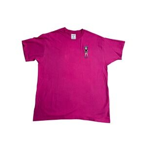 Vintage College Ware USA Betty Boop Pink Single Stitch T-Shirt XL Made in USA